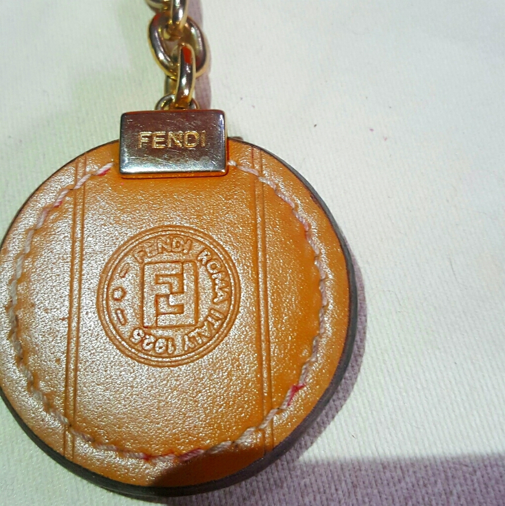Fendi Zucca Vintage  Purse Keychain
